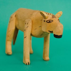 ヴィンテージ メキシコ ウッドカービング バク 置物