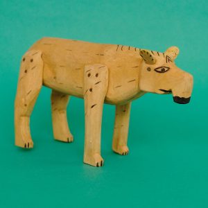 ヴィンテージ メキシコ ウッドカービング バク 置物