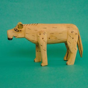 ヴィンテージ メキシコ ウッドカービング バク 置物