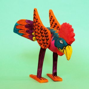 ウッドカービング にわとり