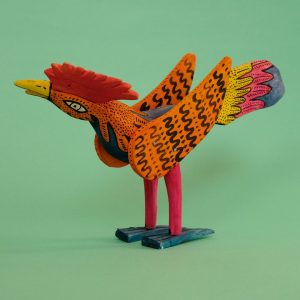 メキシコ ウッドカービング にわとり