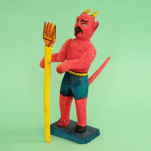 オアハカ ウッドカービング 悪魔