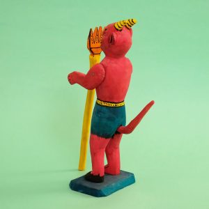 オアハカ ウッドカービング 悪魔