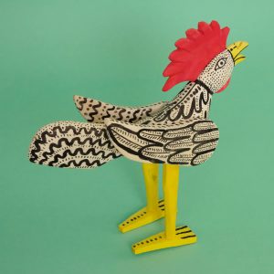 メキシコ ウッドカービング 鳥