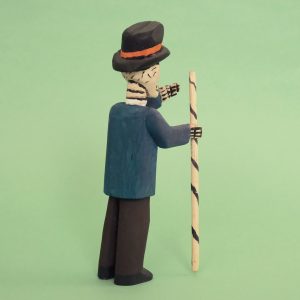 オアハカ ウッドカービング ガイコツ