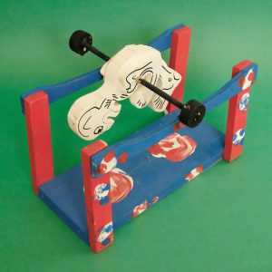 ガイコツ 平行棒 おもちゃ