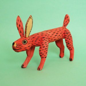 ヴィンテージ ウッドカービング うさぎ