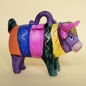 メテペック 土人形 牛