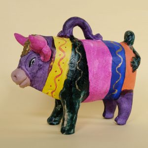 メテペック 土人形 牛