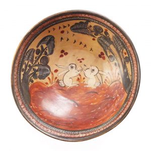 トナラ焼 ボウル うさぎ