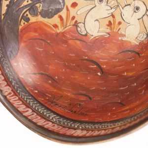 トナラ焼 ボウル うさぎ