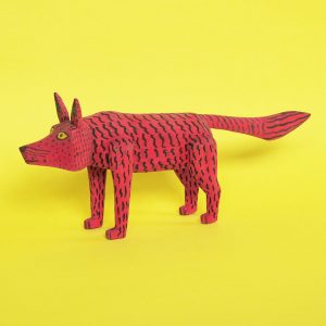 オアハカ ウッドカービング コヨーテ