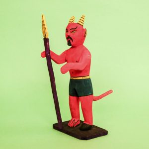 オアハカ ウッドカービング 悪魔