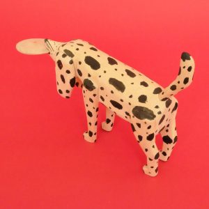 オアハカ 木彫 犬 トルティーヤ