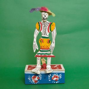 グメルシンド エスパーニャ 踊るガイコツ メキシコ民芸玩具