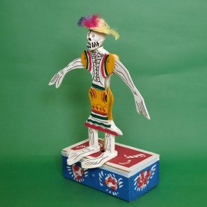 グメルシンド エスパーニャ 踊るガイコツ メキシコ民芸玩具