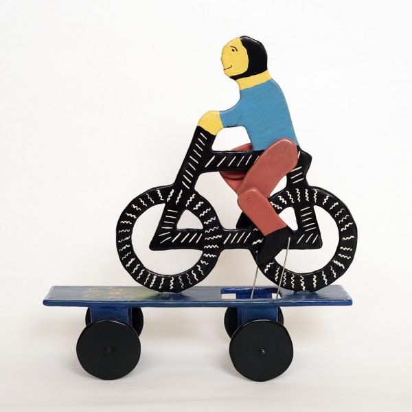 メキシコ 民芸玩具 自転車おもちゃ