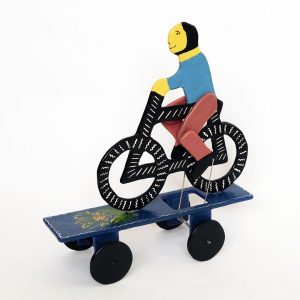 メキシコ 民芸玩具 自転車おもちゃ