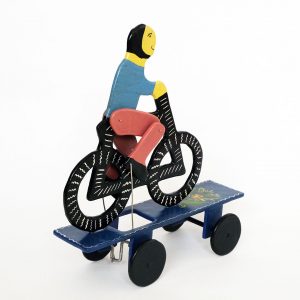 メキシコ 民芸玩具 自転車おもちゃ