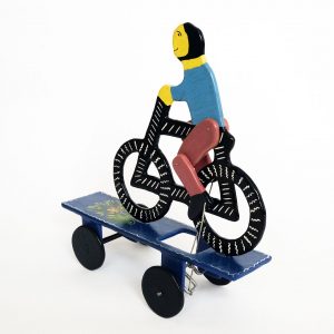 メキシコ 民芸玩具 自転車おもちゃ
