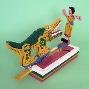 メキシコ 民芸玩具 グメルシンド エスパーニャ ワニ