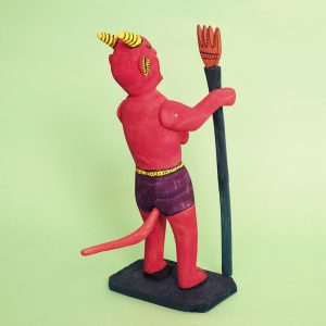 オアハカ ウッドカービング 悪魔