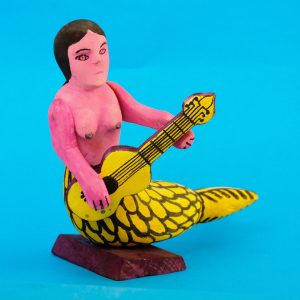 オアハカ ウッドカービング 人魚