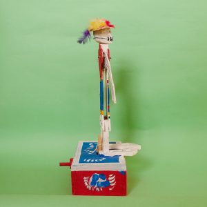 メキシコ 民芸玩具 グメルシンド エスパーニャ からくり ガイコツ