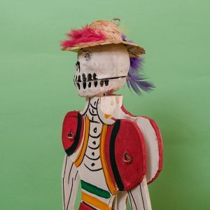 メキシコ 民芸玩具 グメルシンド エスパーニャ からくり ガイコツ