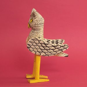 オアハカ ウッドカービング フクロウ