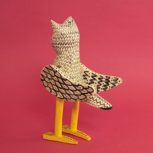 オアハカ ウッドカービング フクロウ