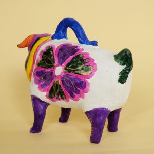 メテペック 土人形 ブタ 置物