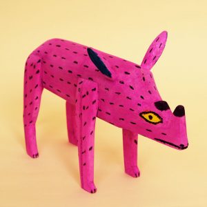 メキシコ オアハカ ウッドカーヴィング 犀