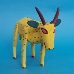 メキシコ オアハカ ウッドカーヴィング 山羊