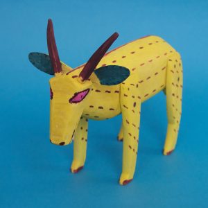 メキシコ オアハカ ウッドカーヴィング 山羊