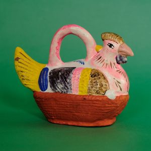 メテペック メキシコ民芸 雌鶏