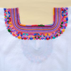 メキシコ マヤ チャムラ 刺繍ブラウス