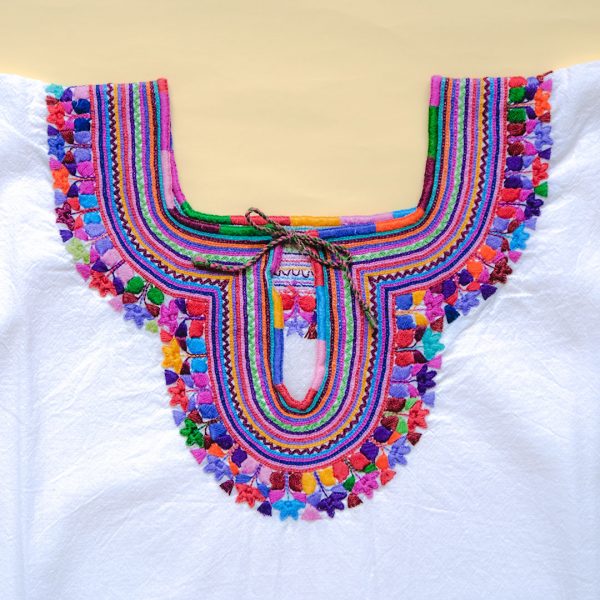 メキシコ マヤ チャムラ 刺繍ブラウス