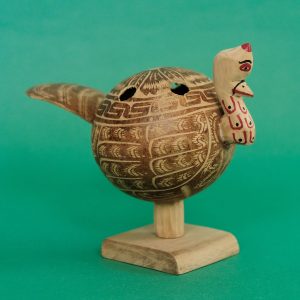 椰子の実 細工 七面鳥 ピノテパ デ ドン ルイス