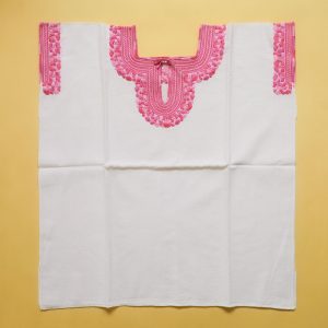 ピンク 刺繍ブラウス