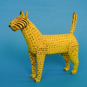 メキシコ ウッドカービング 山猫