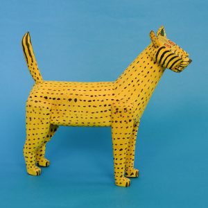 メキシコ ウッドカービング 山猫