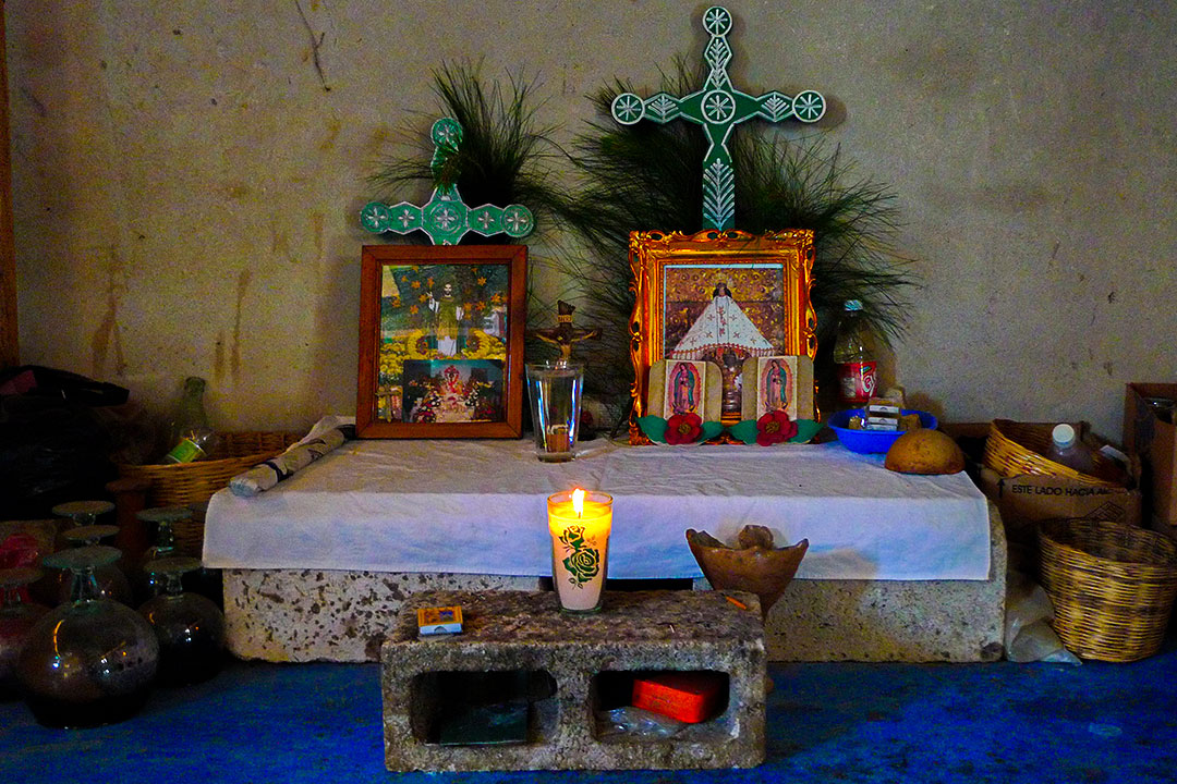 チアパス州 チャムラ 祭壇 マヤ