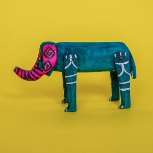 オアハカ ウッドカービング ゾウ