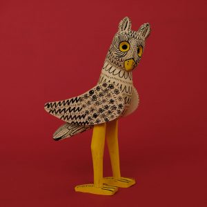 アンドレ・マルガ　アールデコ　油彩『ふくろう』André Margat ウッデン ドール ドッグ – Vitra Online Shop