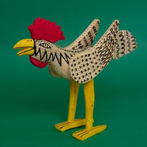 メキシコ ウッドカービング にわとり