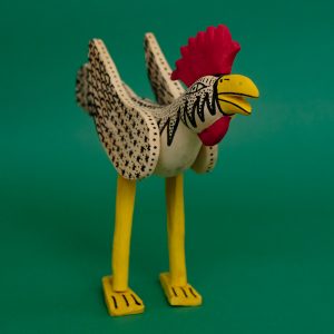メキシコ ウッドカービング にわとり