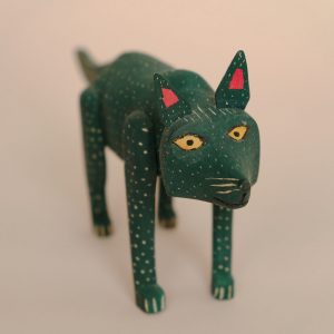 メキシコ 木彫り 置物 コヨーテ