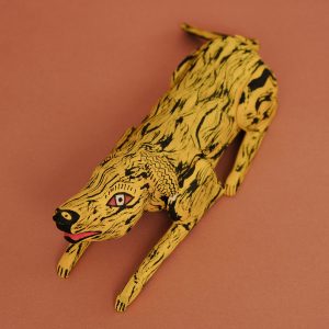 メキシコ ウッドカービング 犬