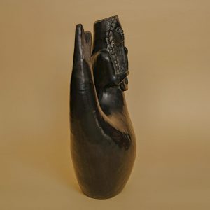 メキシコ 黒陶 人魚 オアハカ